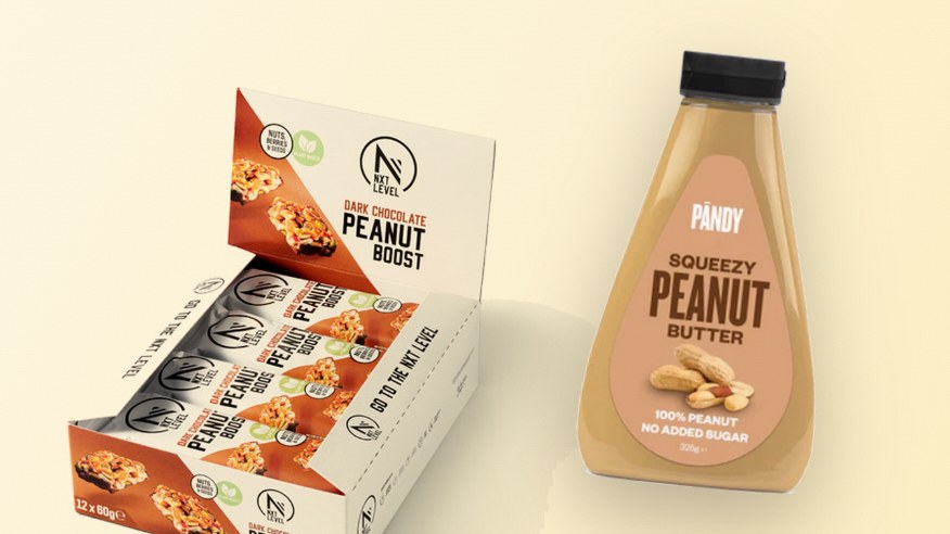 Peanut Boost box and peanut butter