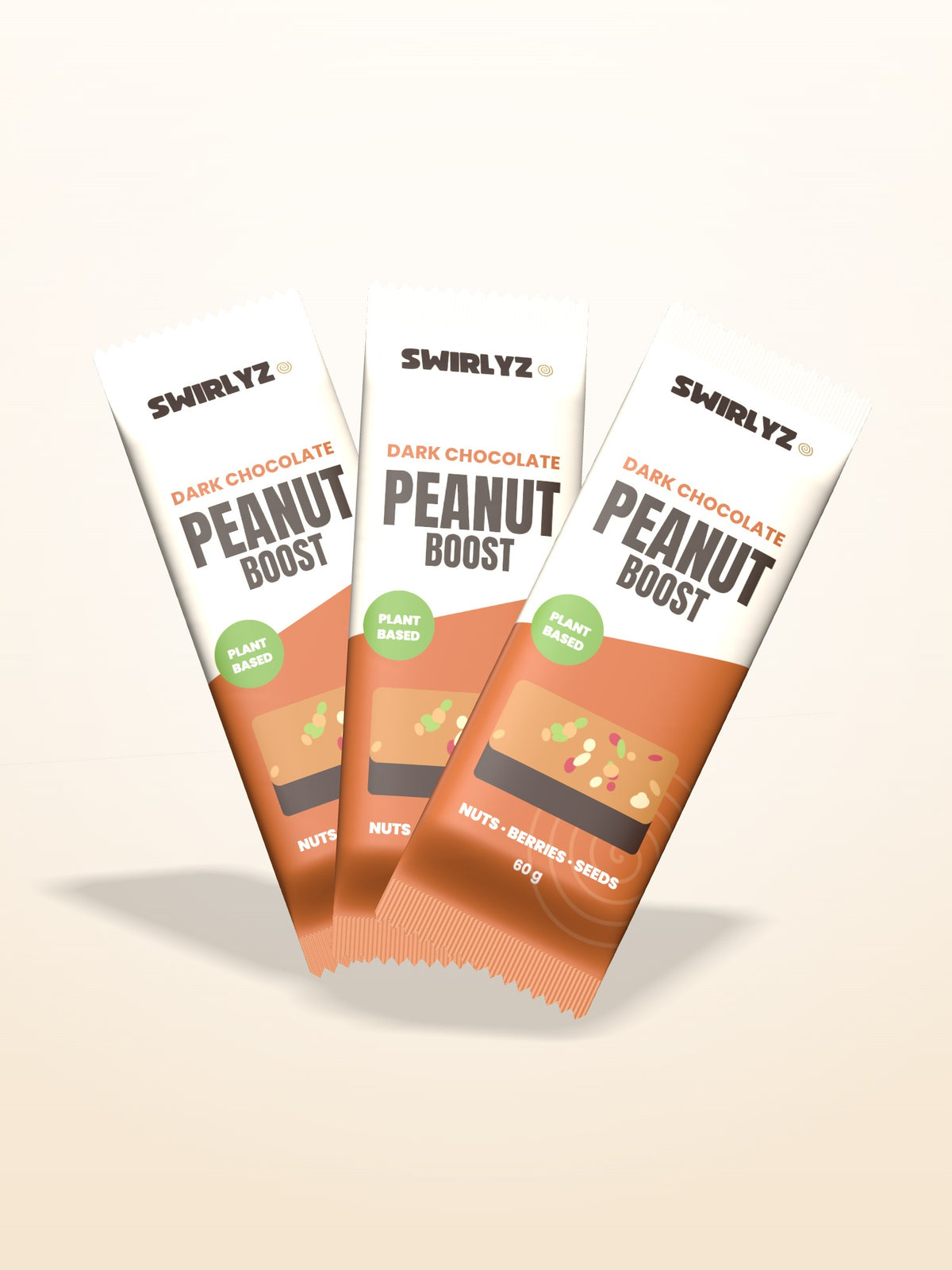 Barres Peanut Boost — Pack de 3